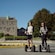 Two Guests riding on Segways in Bergen, Norway